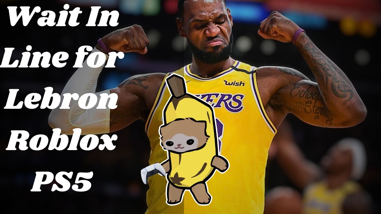 Wait in Line For Lebron- Roblox PS5