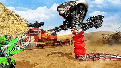Train Transform Snake Robot Games - Level 2