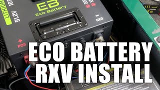 Eco Battery Bundle Installation for 2018 EzGo RXV  51v 105ah Lithium Conversion made Easy!