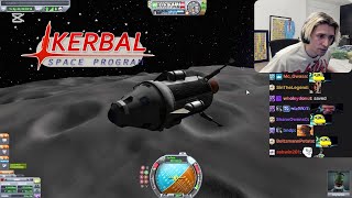 xQc plays Kerbal Space Program - Part 3