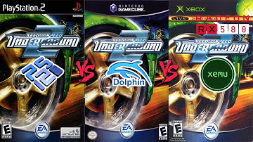 NFSU2 | DOLPHIN vs. XEMU vs. PCSX2 | 1080p Upscale