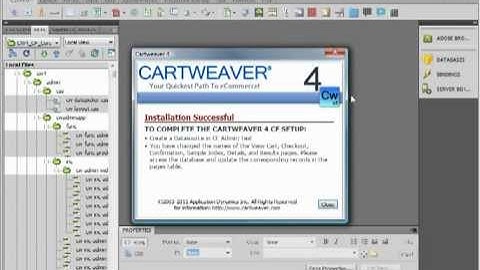 Adding Cartweaver 4 functions to an existing site - Snippets