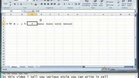 MS Excel Format Cell Alignment Tutorials