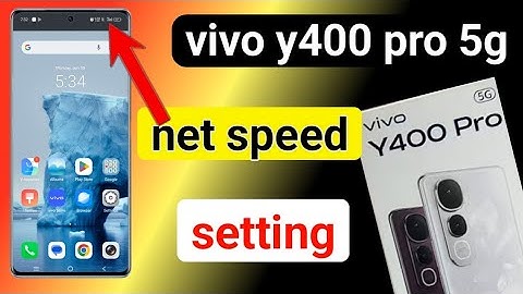 Vivo y400 pro 5g network speed setting | how to enable network speed vivo y400 pro