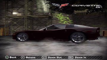 Need for Speed: Most Wanted Gameplay Walkthrough Car List - Chevy Corvette C6