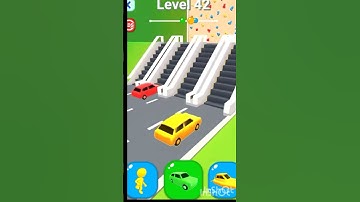 shape shifting game new hyper casual games new level 42 (ios , Android) 🏃🚗🚢 #shorts #gameplay #new