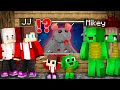 Jj and mikey family hide from scary cheese escape rat roblox in minecraft  maizen