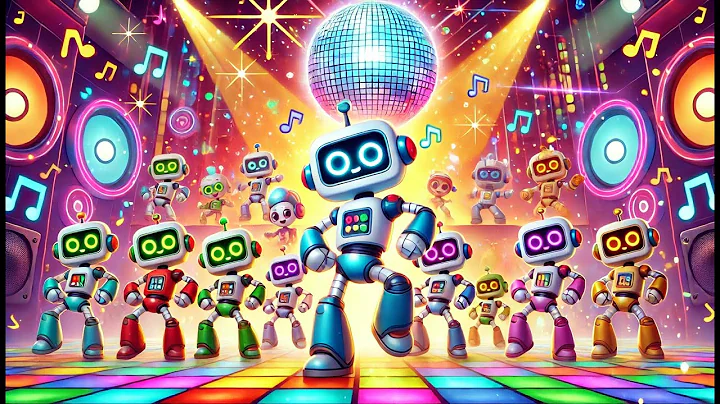🤖 The Boogie Woogie Robot Dance | 💃 Fun Kids Dance Song | 3D Cartoon Robot Dance Party!