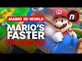 Super Mario 3D World Speed Comparison - Wii U vs Switch