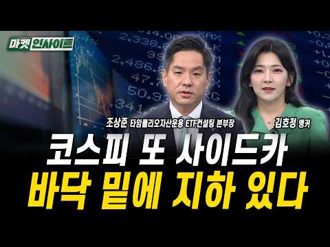 코스피 또 사이드카...바닥 밑에 지하 있다ㅣ조상준 타임폴리오자산운용 ETF컨설팅 본부장