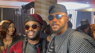 ODUNLADE ADEKOLA GREET FEMI ADBEBAYO AT AMVCA10