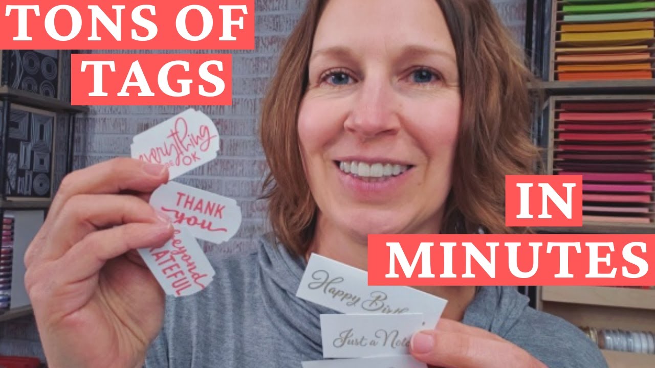 *Card Making Hack* Stamp And Store Tons Of Tags In Minutes!