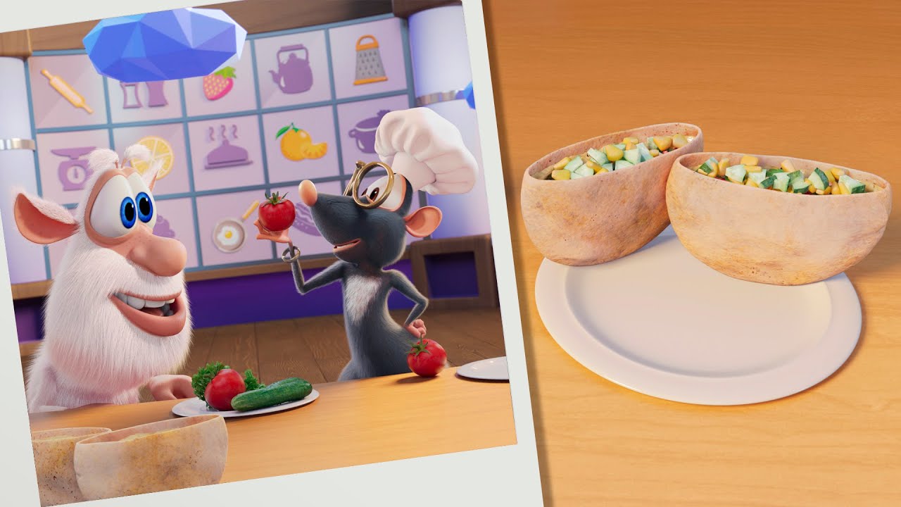 Booba: Matpuslespill - Shawarma - Episode 26 - Barns Animerte Tegneserie