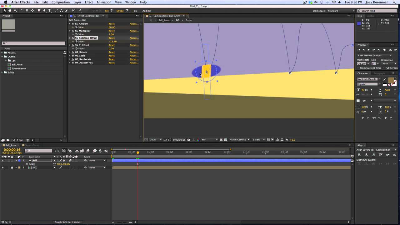 After Effects - Animating Squash and Stretch - YouTube