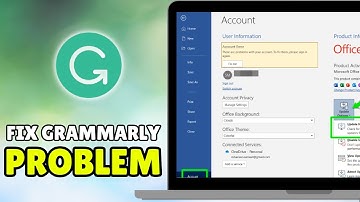 How to Fix Grammarly Problem in MS Word (2025) - Fix Grammarly Icon Is Not Showing in Microsoft Word