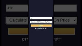 Javascript GST Calculator screenshot 4