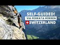 Mustdo swiss alps adventure via ferrata climb in mrren