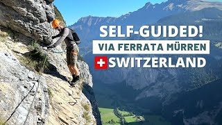 Must-Do Swiss Alps Adventure 🇨🇭Via Ferrata Climb in Mürren!