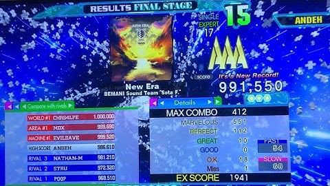 [DDR A20+] New Era (ESP-17) 991,550 - FIRST 17 AAA!!!!!!!!!