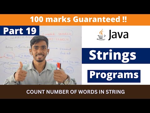 Count number of words in string | ICSE computer | Java ICSE programs | Important java programs