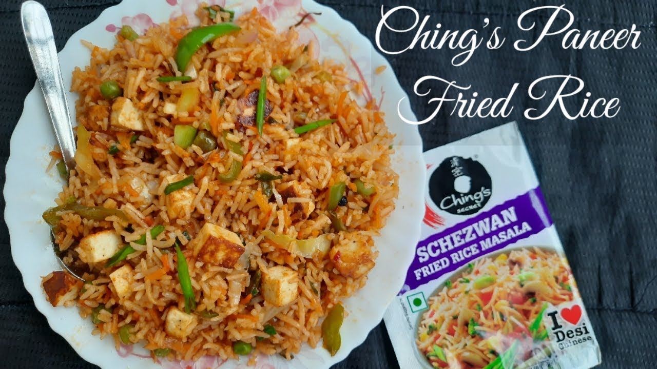 Ching's Paneer Fried Rice पनीर फ्राइड राइस Paneer Fried Rice Recipe