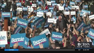 Bernie Sanders Holds Packed Rally In Queens