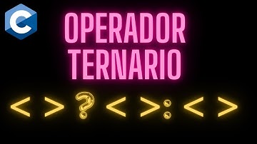 Operador ternario o condicional | Curso de programación en C 2024.