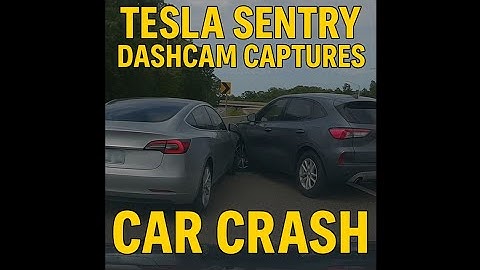 Tesla Sentry Mode Captures INSANE Crash! 🚨😱