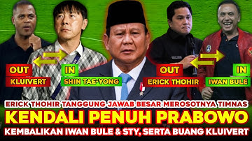 TAK TINGGAL DIAM❗ STY Kembali ke Timnas❓ Prabowo REVOLUSI PSSI❗ Erick Kluivert DIUJUNG TANDUK❓