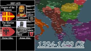 Alternative Timeline: The Roman Illyrian (Albanian) Wars (1394-1489)