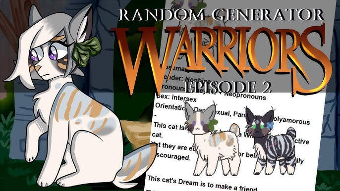 more randomly generated warrior cats! got the idea from _krimmins_