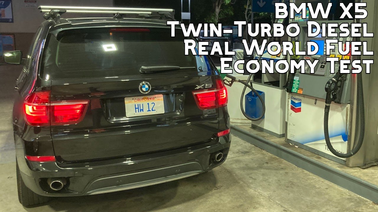 BMW X5 xDrive35d Twin-Turbo Diesel Real World Highway MPG Test - YouTube