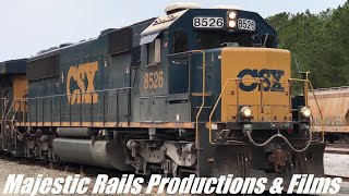 CSXT 8526 SD50-3 & 896 ES44AH Comes out the North End Of Milan Yard After Making a Setoff