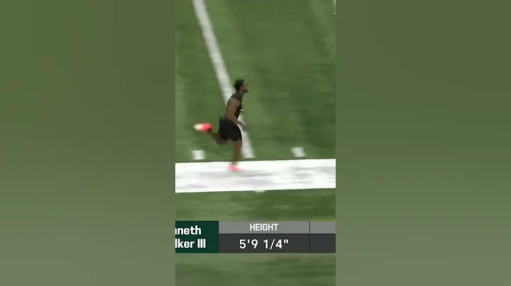 Kenneth Walker III Combine Highlights #combine #nfl #nba #excellence #fight