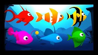Les petits poissons dans l'eau - Comptines et chansons pour les bébés - Titounis