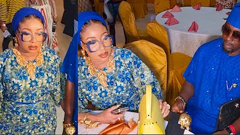 Multimillion Naira Dress & Gold Lizzy Anjorin & Her Husband Rocked To Alao Malaika’s 50th Birthday