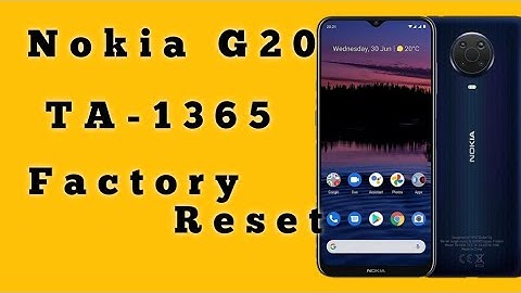 NOKIA TA-1365( Nokia G20) pattern, password reset by Unlock Tool.