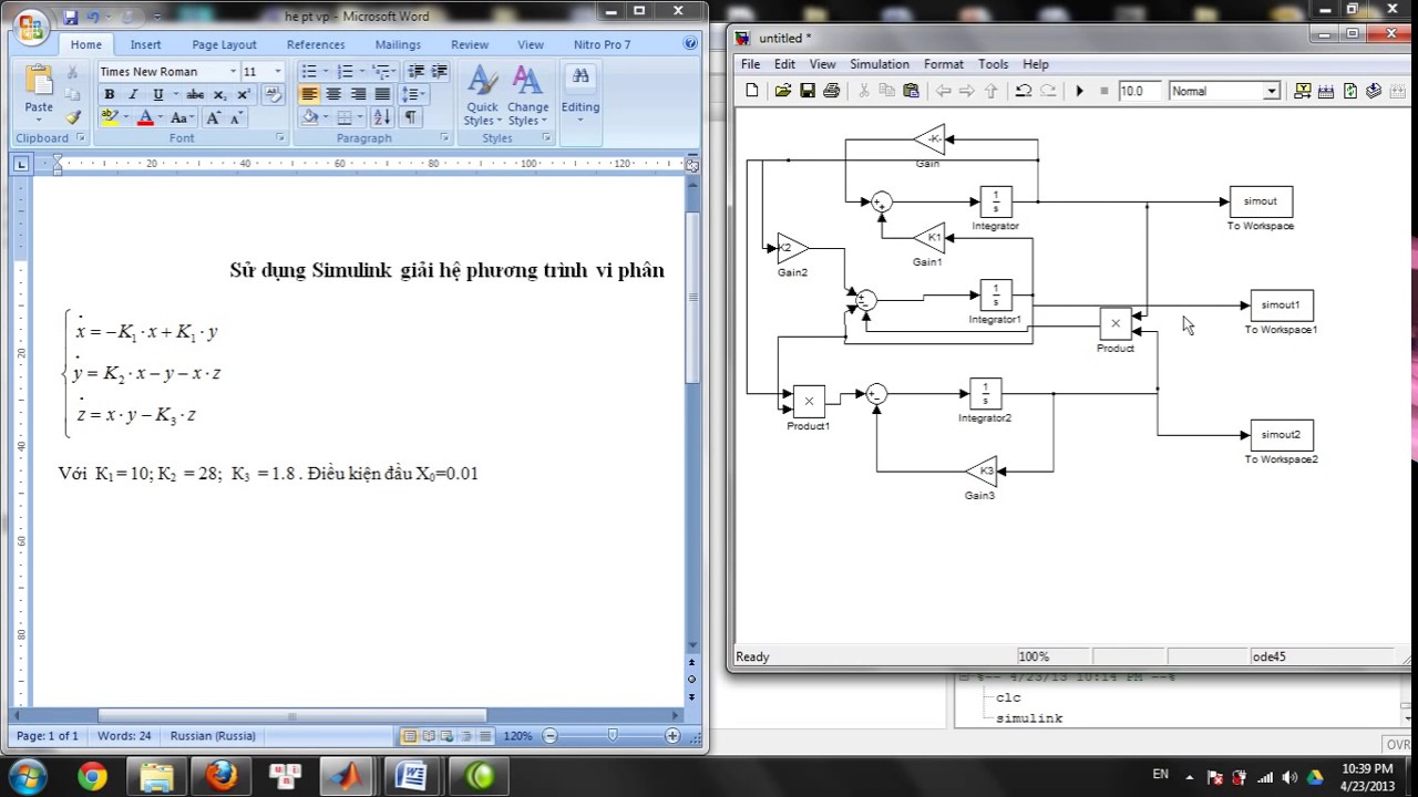 Hướng dẫn Simulink trong matlab - YouTube