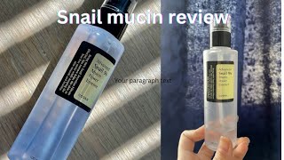 Advanced snail mucin power Essence review|| snail mucin honest review