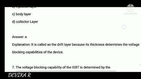 Power electronics MCQ 9 l TNEB AE l TRB polytechnic l TANCET l GATE Exam preparation