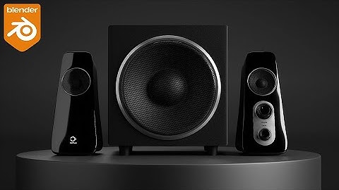 Speakers 3D Animation | Blender 3D Product Animation