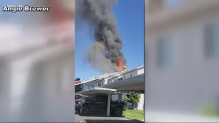 2 firefighters injured while fighting Spokane Valley apartment fire