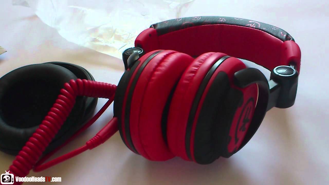 Urbanz BLOCK-RD DJ Headphones (Red/Black) - Unboxing/Ънбоксинг - YouTube