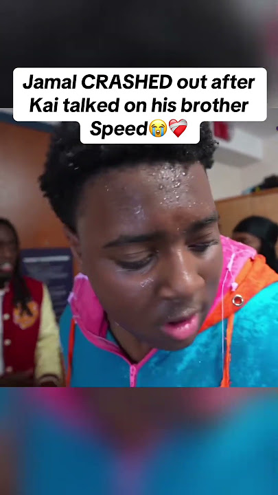 Jamal CRASHED out after Kai talked on his brother Speed😭 #kaicenat #ishowspeed