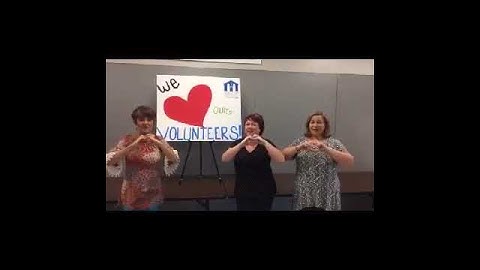 Volunteer Staff Says Thank You