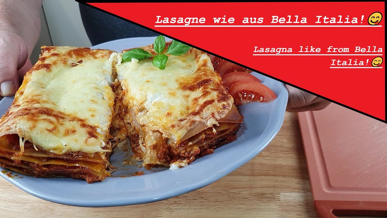 Lasagne, selbstgemacht wie aus Bella Italia😋 /Lasagna, homemade like ...