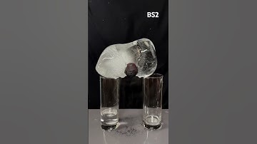 1000°C Red Hot Ball vs Ice #satisfying #experiment #science #asmr #foryou #usa #ice