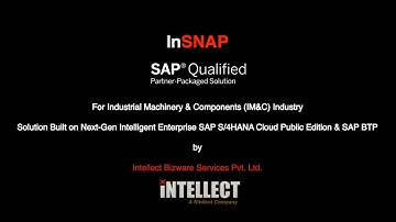 InSNAP | SAP Qualified Partner Packaged Solution for IM&C Industry
