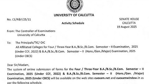 CU 2nd Sem Exam Notice 2025 🔥 Cu sem 2 exam date 2025 || Cu 2nd semester exam date 2025