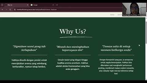 UAS Web Development: Website interaktif parfume Vabhya